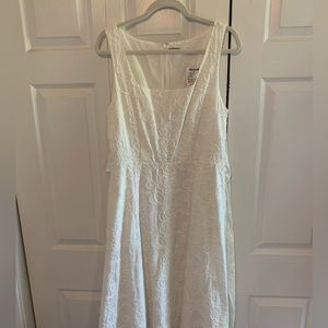NWT Ellie Tahari White lace dress.